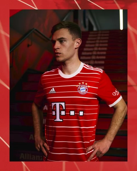 Maillot de Foot Bayern Munich Lewandowski 9 Enfant Tenue Domicile 2022/23